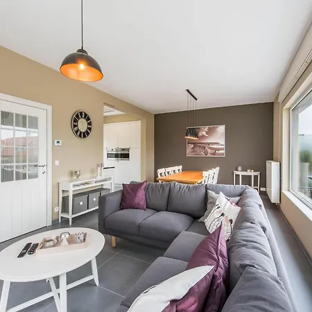 By The Sea In Belgium With Sunny Terrace, Cleaning Included *